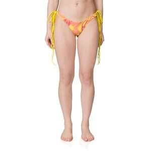 NEW PRISCAVERA terry jacquard bikini bottom in pink lemonade